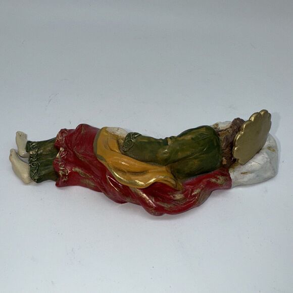 2015 Fontanini By Roman Sleeping St. Joseph Nativity MadeInItaly 6" Depose 54111 - Picture 3 of 8